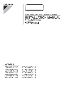 FTXS35-50K_ATXS35-50K_3PEN363588-2B_Installation manuals_English download